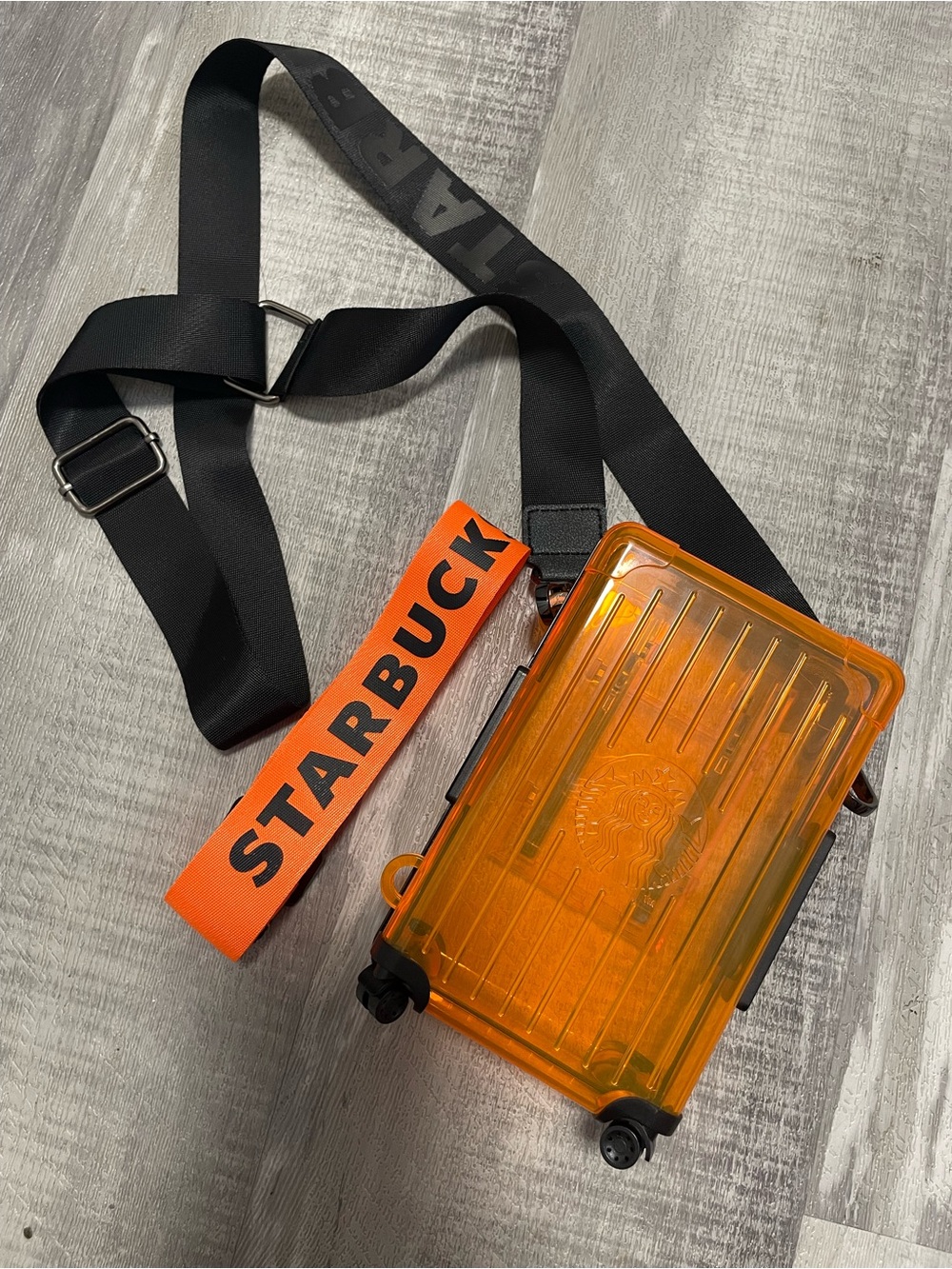 Starbucks - Mini Transparent Luggage Case Crossbody Bag Asia Exclusive